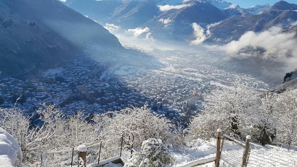 Foresteria B&B Vecchiascuola Pianazzola Chiavenna Exterior foto